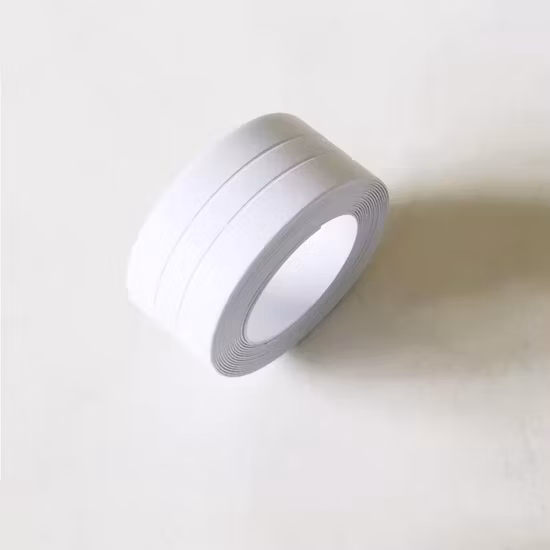 Tira de calafateo autoadhesiva para baño y cocina, cinta de sellado para baño